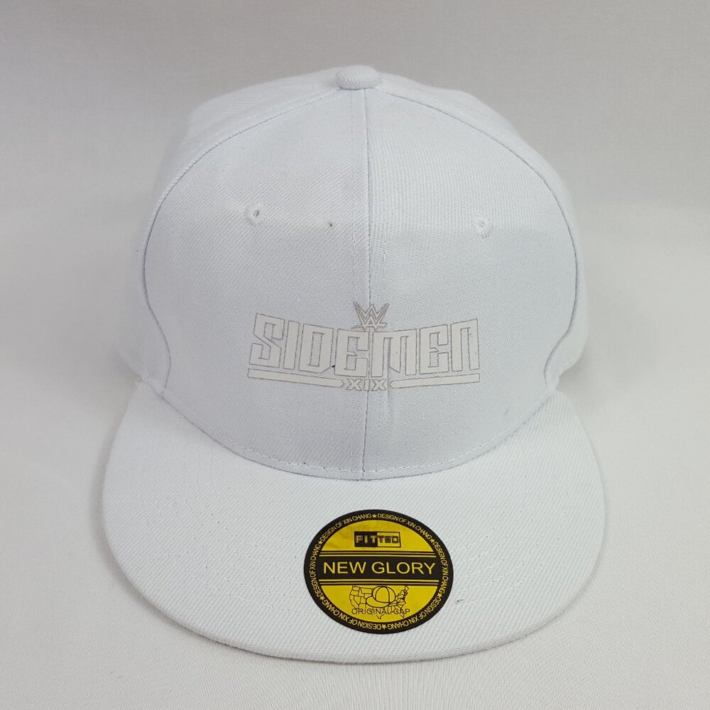 WWE Sidemen XIX Cap Snapback Wrestling Hat White New Glory Logo